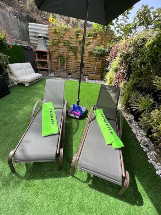 Relaxing Garden Los Cristianos Con Jacuzzi Y Barbacoa อาโรนา ภายนอก รูปภาพ